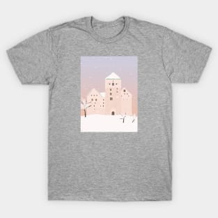 Turku Castle Winter, Finland T-Shirt